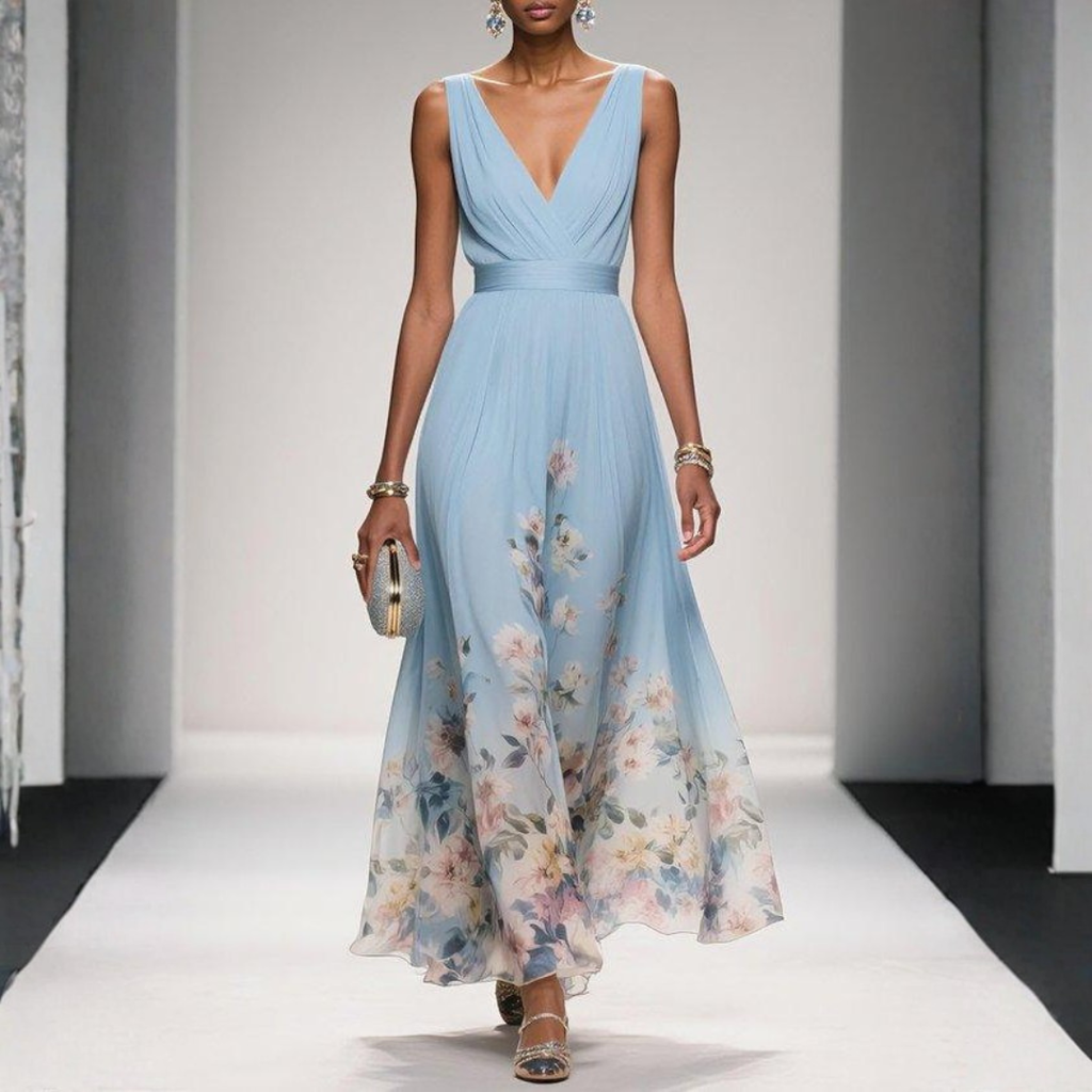 Britta | Women's Floral Maxi Dress for Wedding Guests