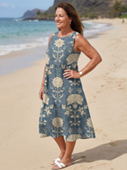 Kailo | Shoreline Floral Midi Dress