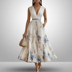 Claudia | Women's Flowing Sleeveless Summer Maxi Dress