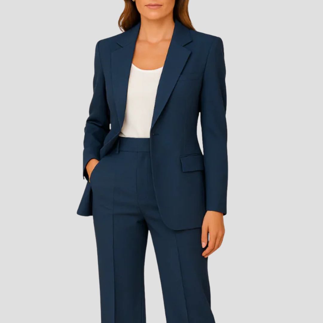 Laura | Women's Tailored Suit Set with Long Blazer and Trousers