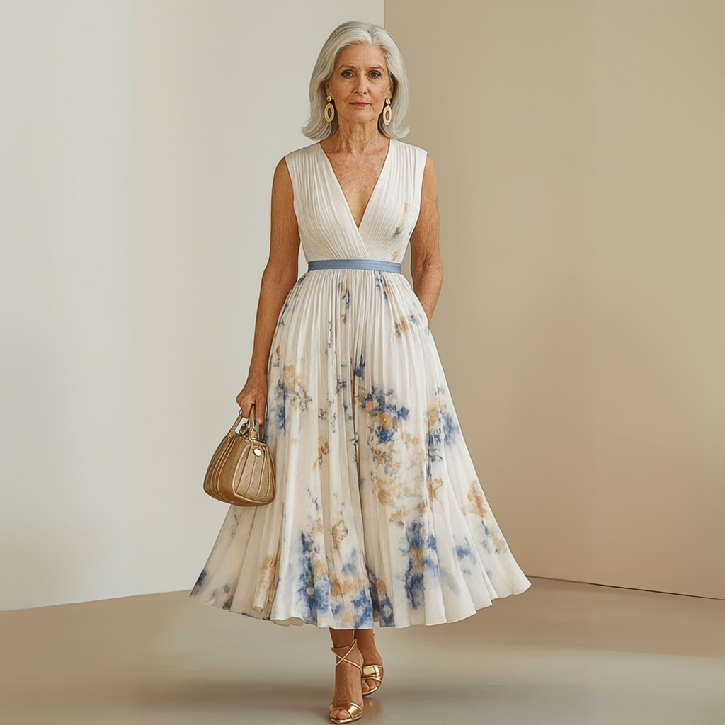 Claudia | Women's Flowing Sleeveless Summer Maxi Dress