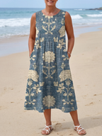 Kailo | Shoreline Floral Midi Dress