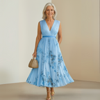 Claudia | Women's Flowing Sleeveless Summer Maxi Dress