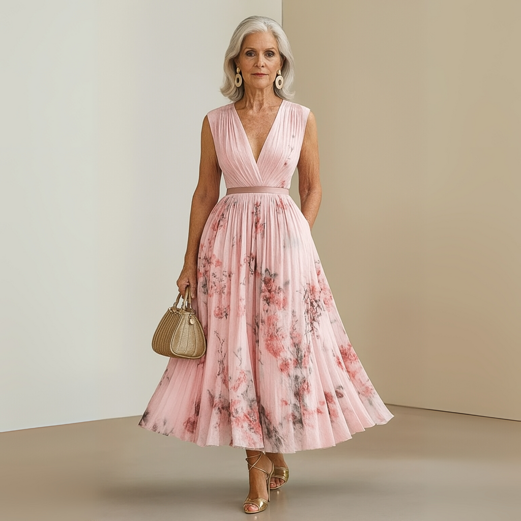 Claudia | Women's Flowing Sleeveless Summer Maxi Dress