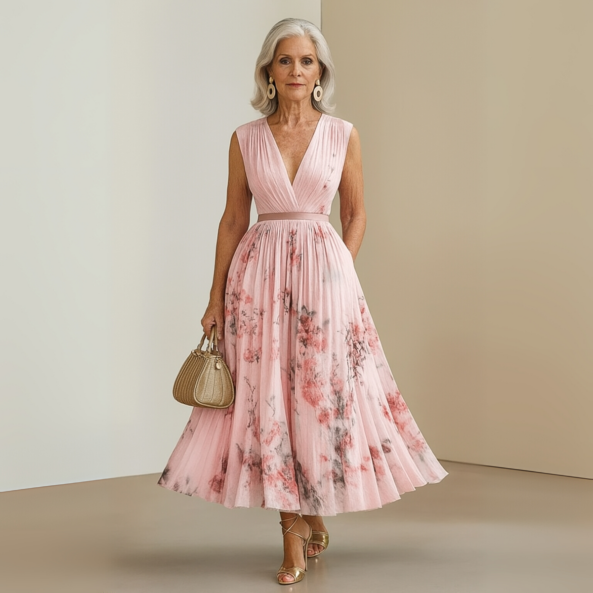 Claudia | Women's Flowing Sleeveless Summer Maxi Dress