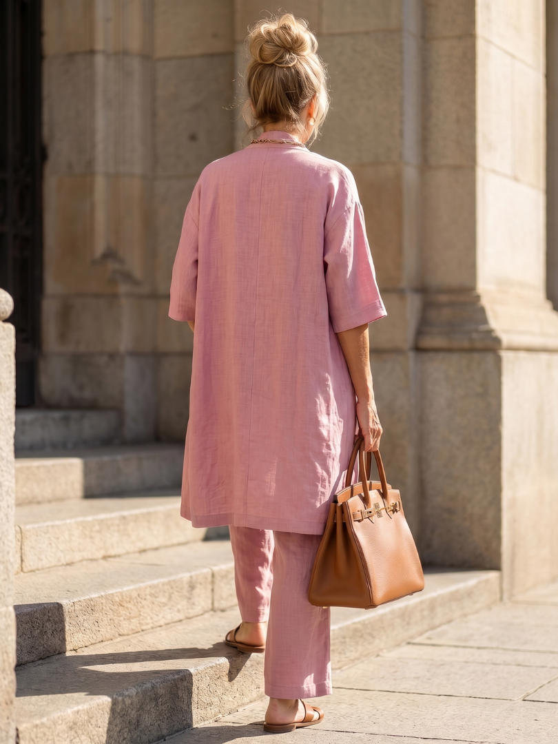 Yael | Three Piece Relaxed Top and Trouser Set