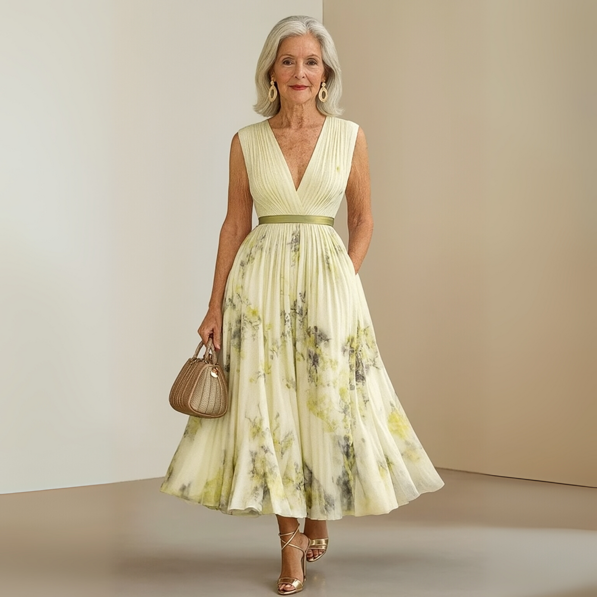 Claudia | Women's Flowing Sleeveless Summer Maxi Dress