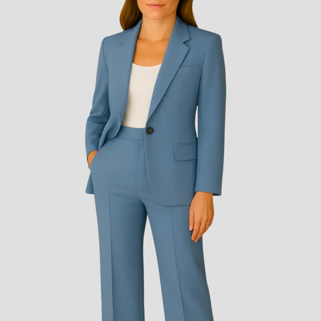 Laura | Women's Tailored Suit Set with Long Blazer and Trousers