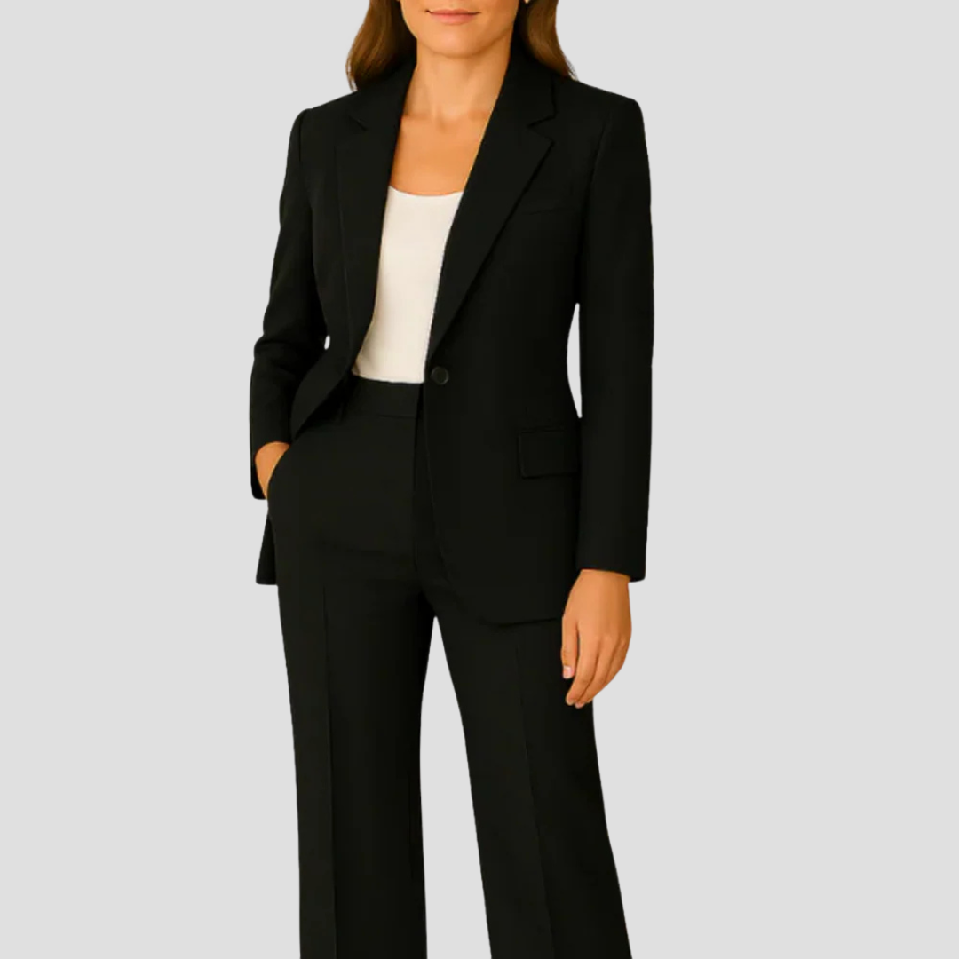 Laura | Women's Tailored Suit Set with Long Blazer and Trousers