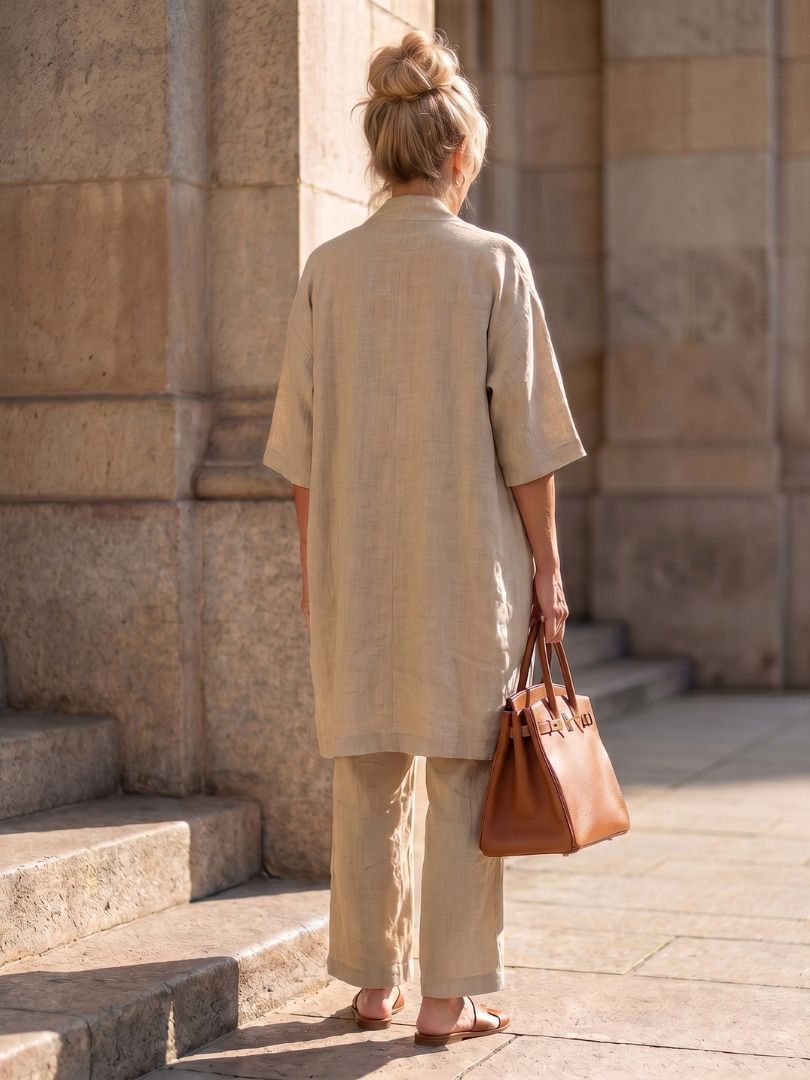 Yael | Three Piece Relaxed Top and Trouser Set