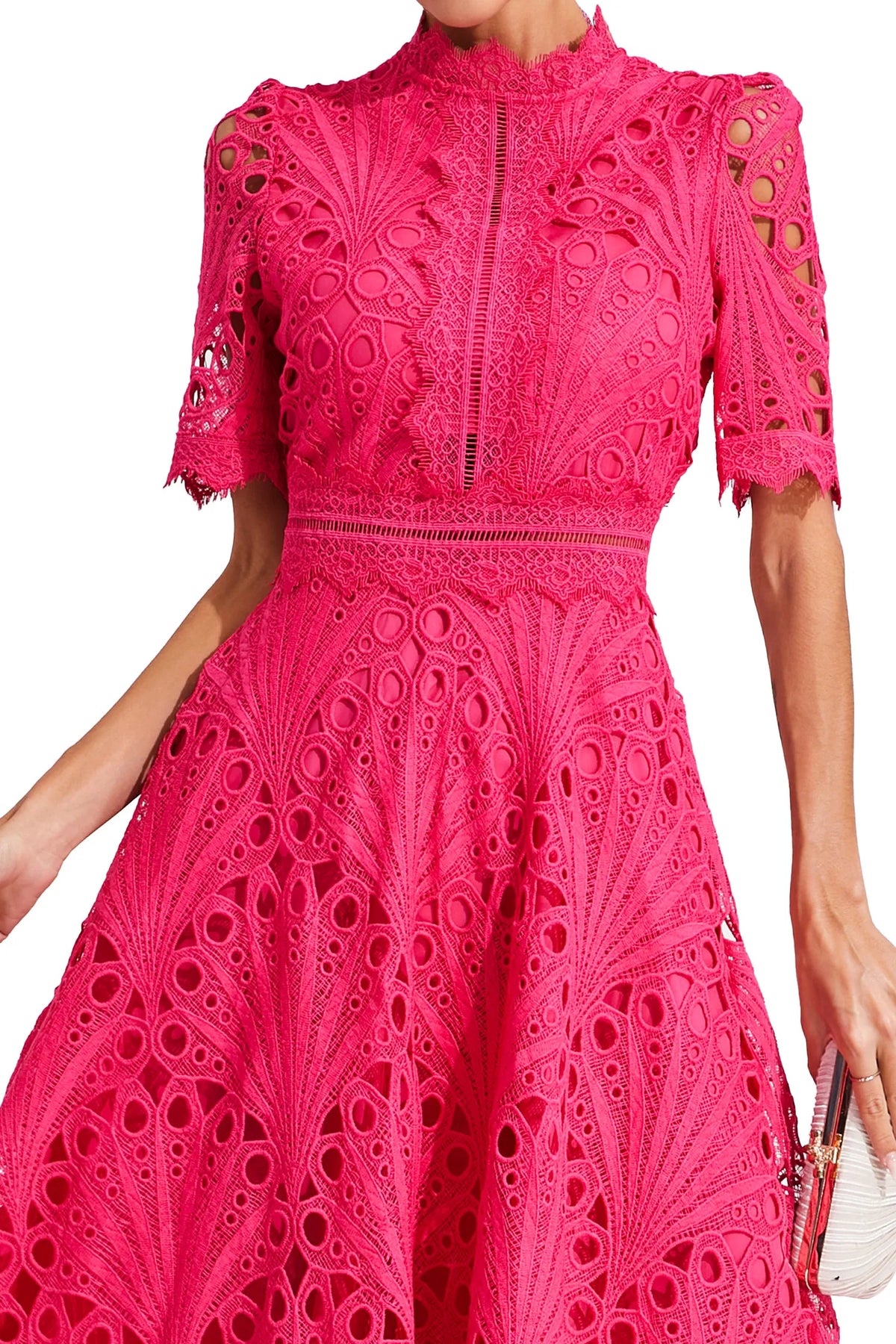 Jasmin | Women's Chic Lace Midi Dress