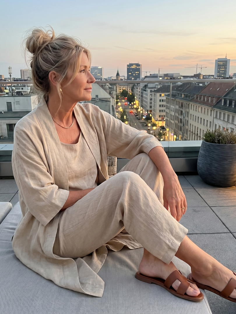Yael | Three Piece Relaxed Top and Trouser Set