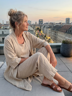 Yael | Three Piece Relaxed Top and Trouser Set