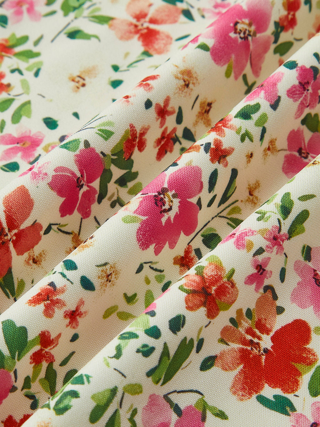 Floral Cami Midi Dress – Sleeveless Summer Dress with Trim Detail & Lightweight Fabric