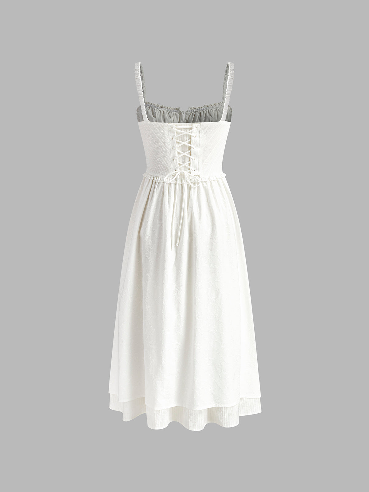 Ruffle Hem Midi Dress – Sleeveless Summer Holiday Dress