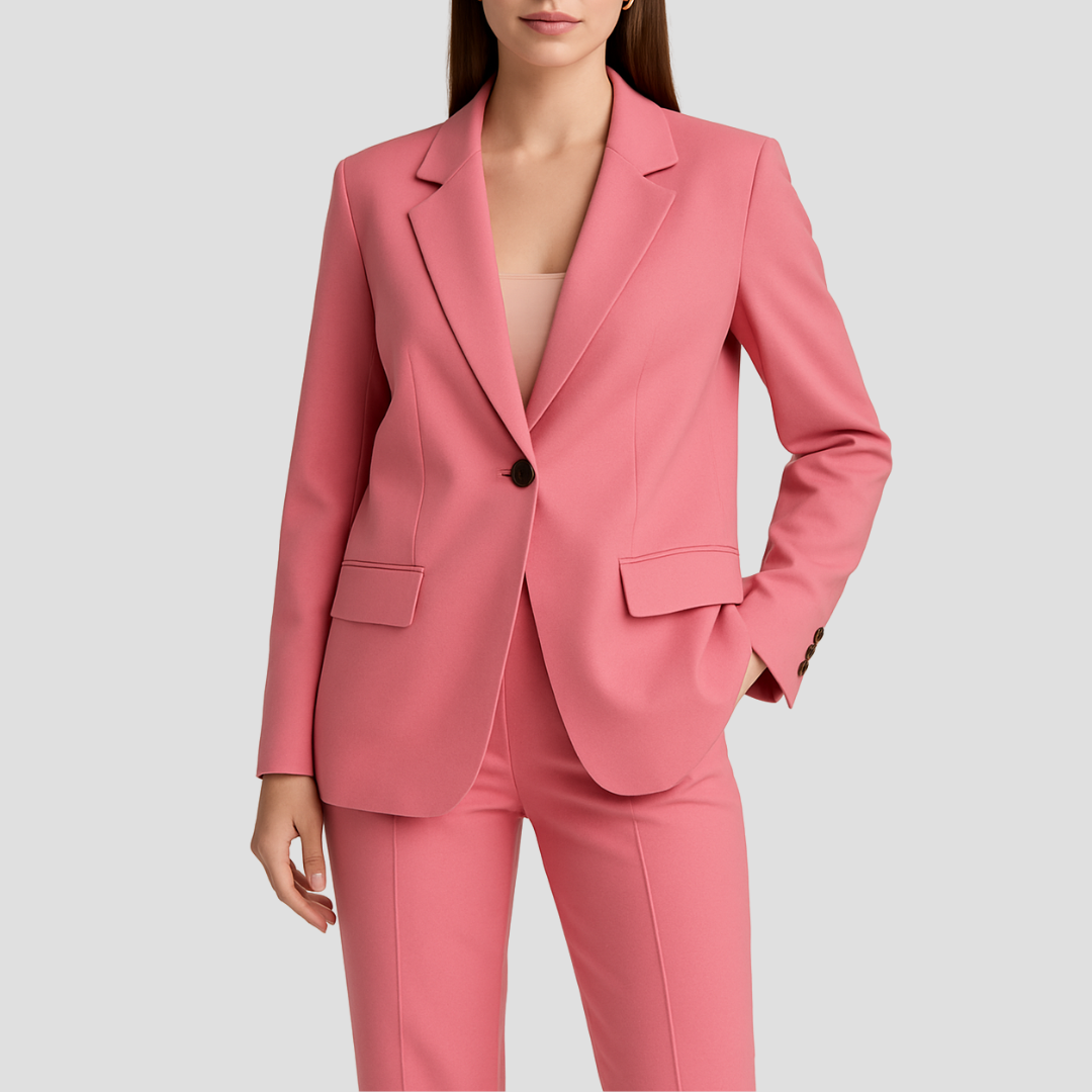 Laura | Women's Tailored Suit Set with Long Blazer and Trousers