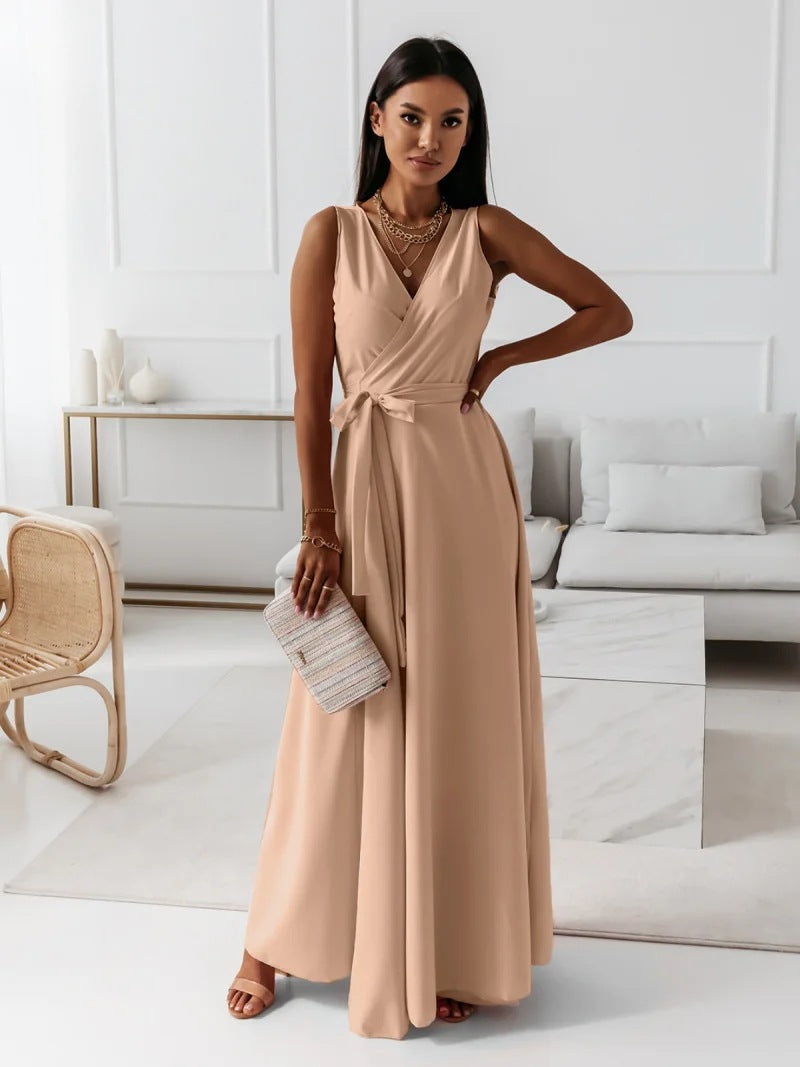 Jessica | Women's Wrap Maxi Dress for Wedding Guests