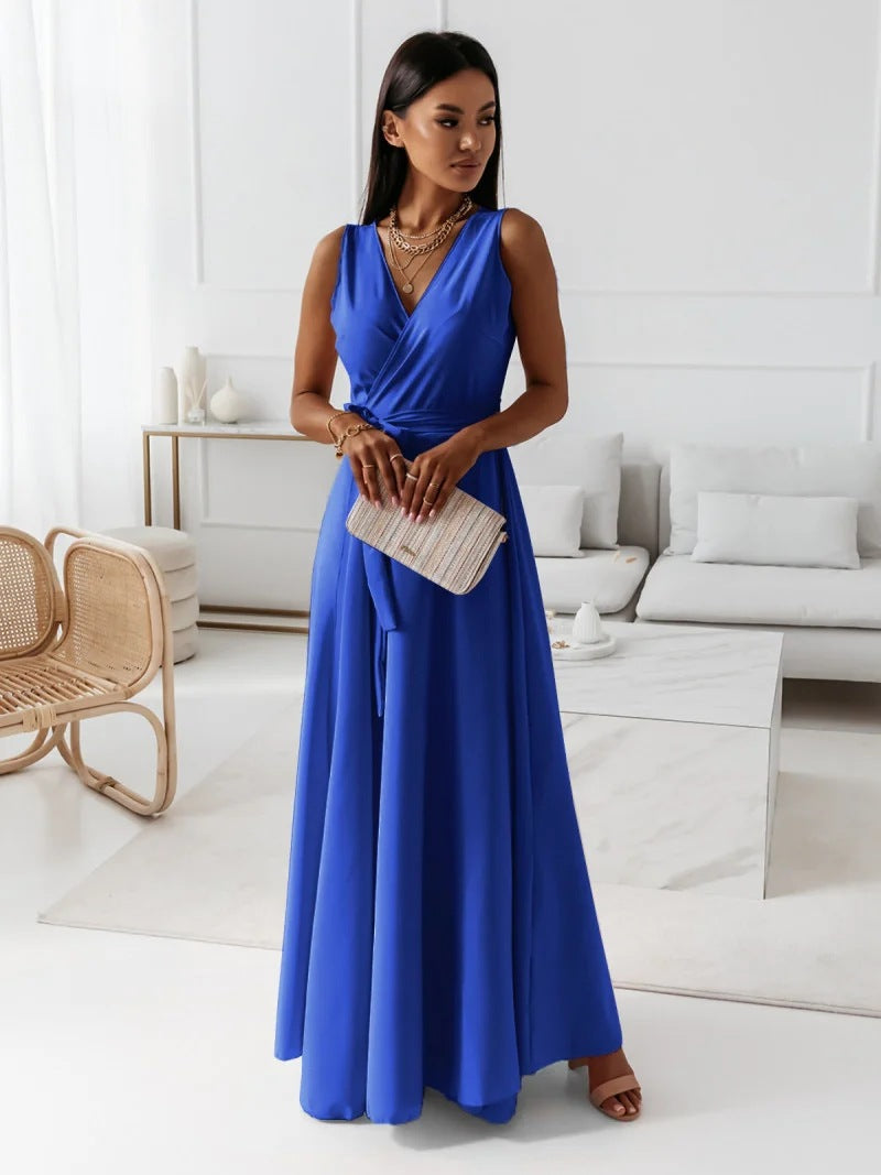 Jessica | Women's Wrap Maxi Dress for Wedding Guests