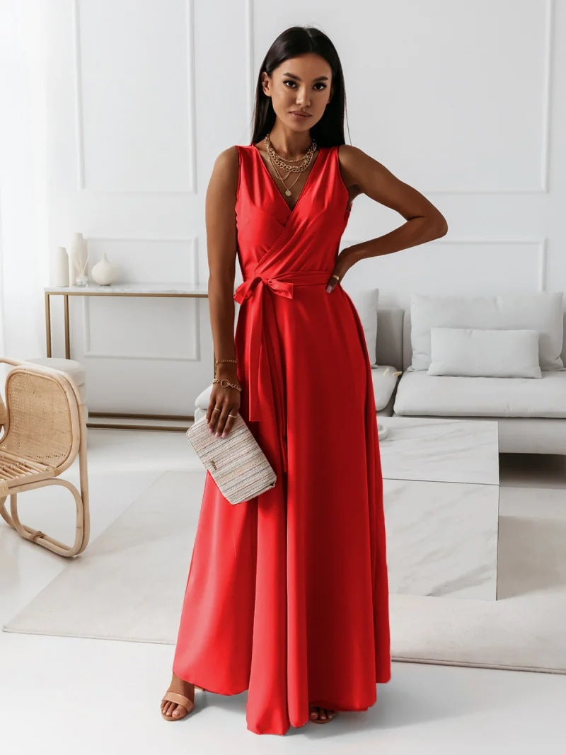 Jessica | Women's Wrap Maxi Dress for Wedding Guests