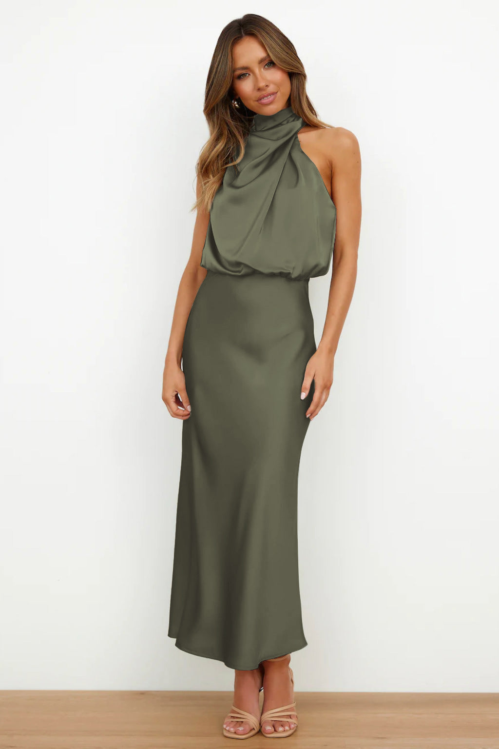 Doris | Women's Stylish Halter Evening Dress
