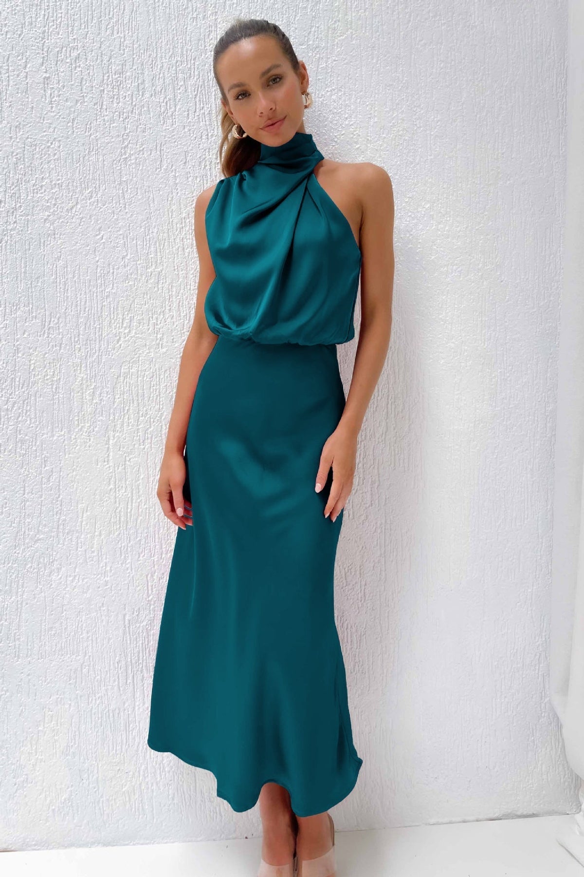 Doris | Women's Stylish Halter Evening Dress
