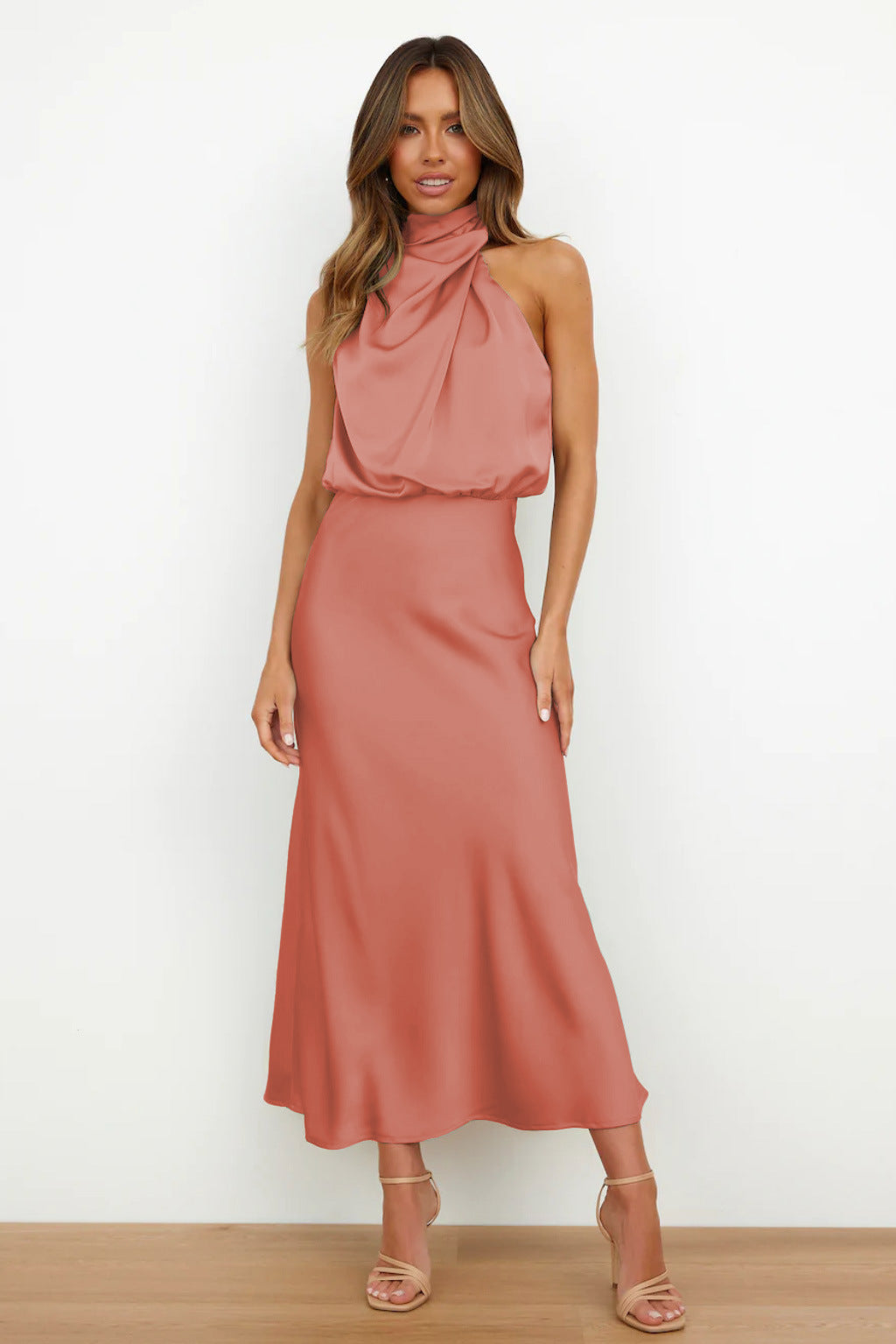 Doris | Women's Stylish Halter Evening Dress
