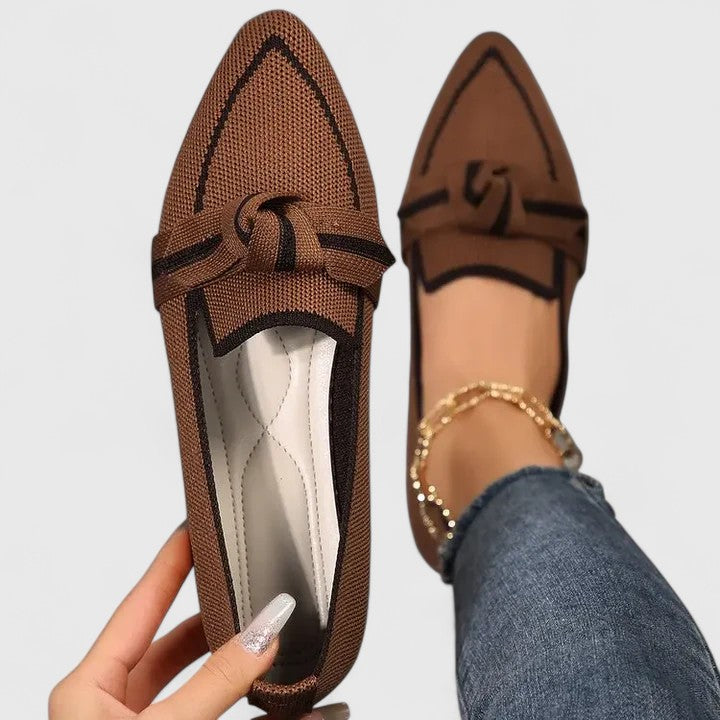 Felicia | Women's Orthopaedic Pointed Toe Knot Loafers