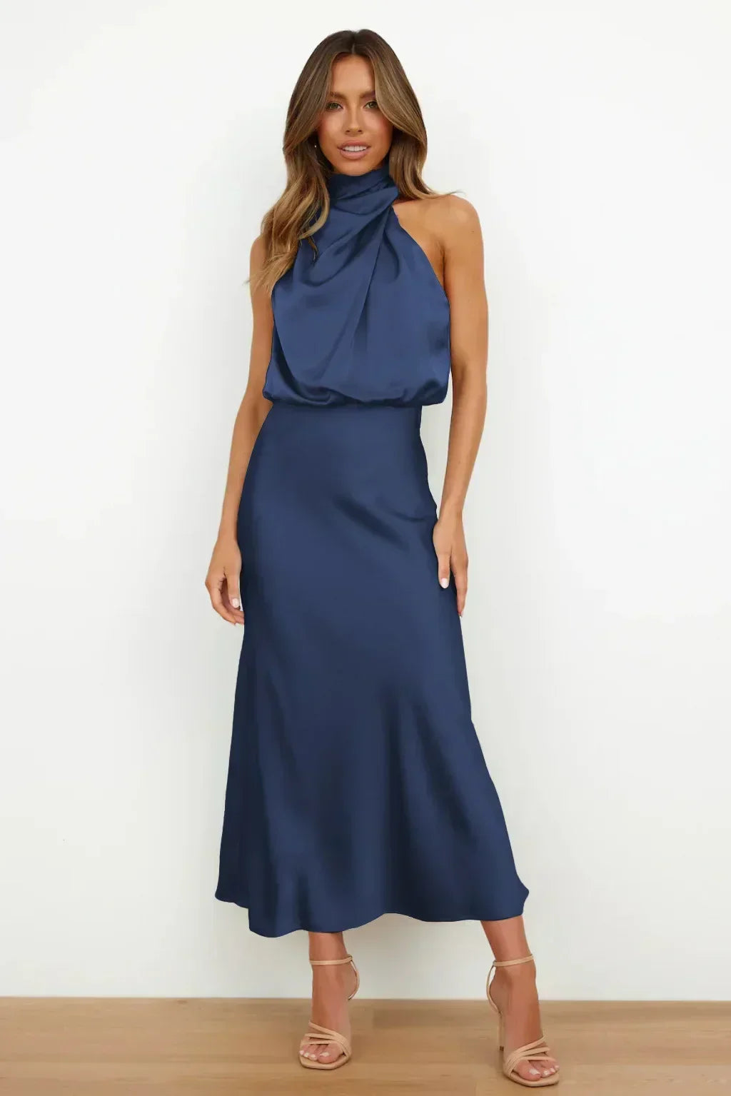 Doris | Women's Stylish Halter Evening Dress