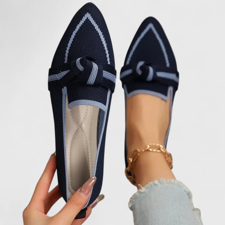 Felicia | Women's Orthopaedic Pointed Toe Knot Loafers