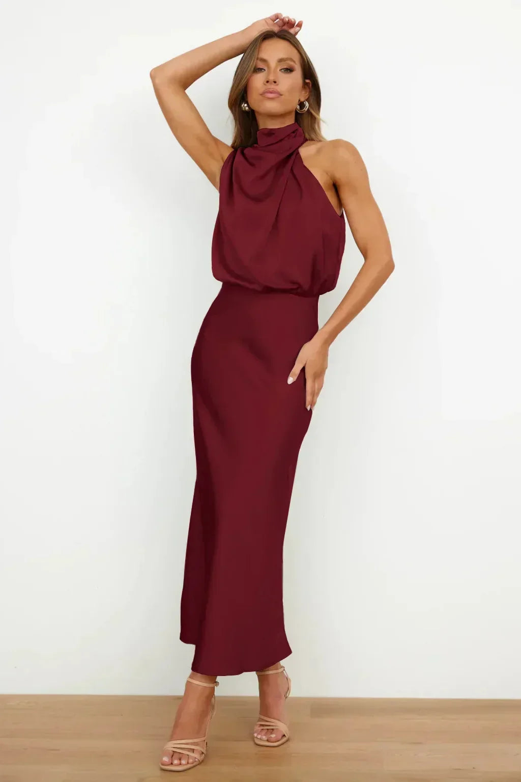 Doris | Women's Stylish Halter Evening Dress