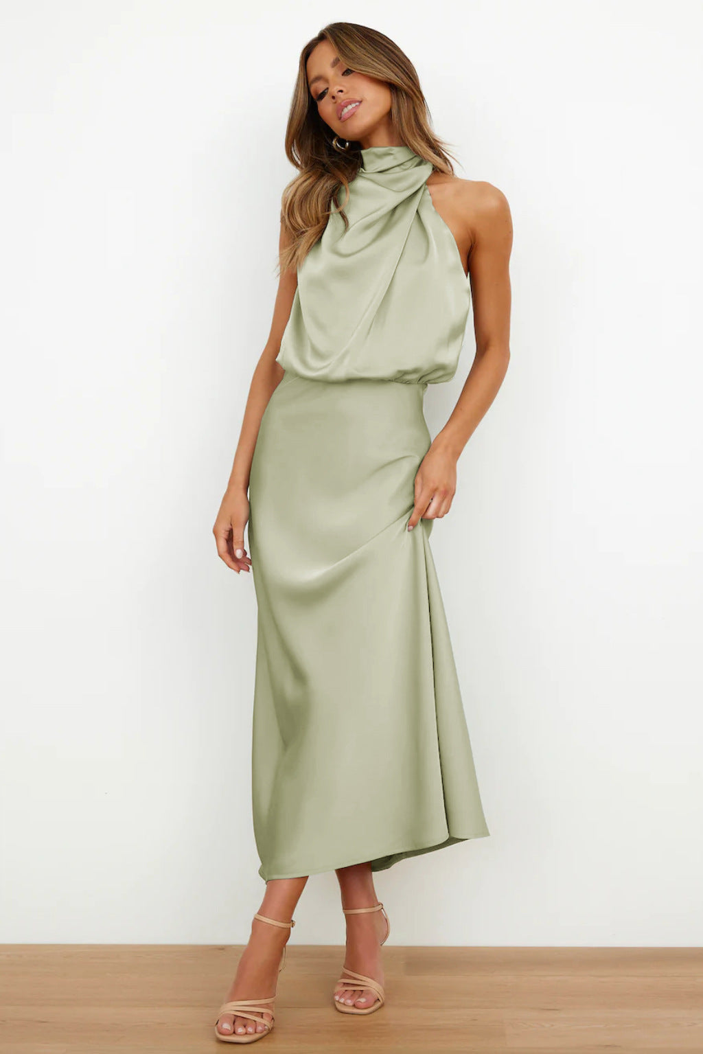 Doris | Women's Stylish Halter Evening Dress