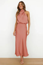 Doris | Women's Stylish Halter Evening Dress
