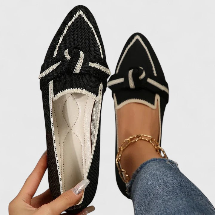 Felicia | Women's Orthopaedic Pointed Toe Knot Loafers