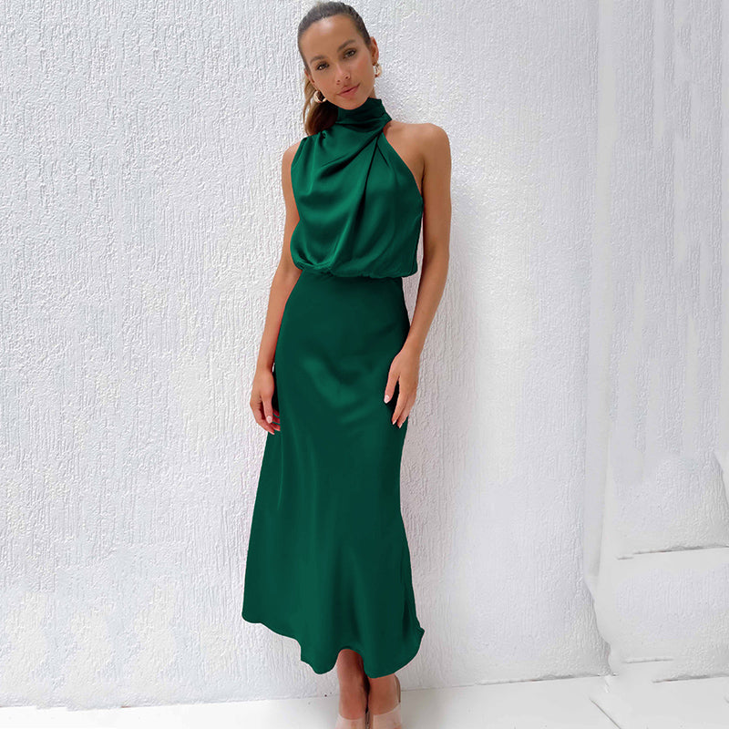 Doris | Women's Stylish Halter Evening Dress
