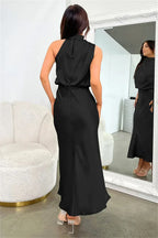 Doris | Women's Stylish Halter Evening Dress