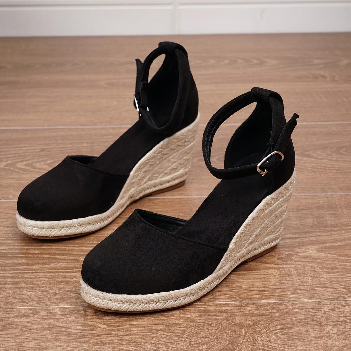 Anna | Women's Casual Wedge Sandals with Ankle Strap