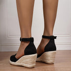 Anna | Women's Casual Wedge Sandals with Ankle Strap