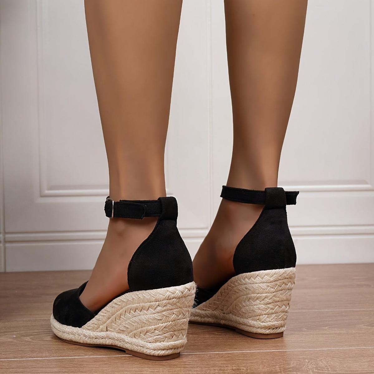 Anna | Women's Casual Wedge Sandals with Ankle Strap