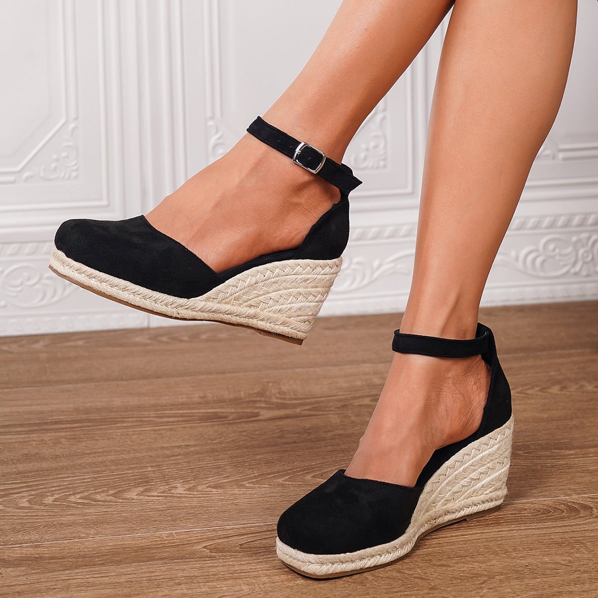 Anna | Women's Casual Wedge Sandals with Ankle Strap