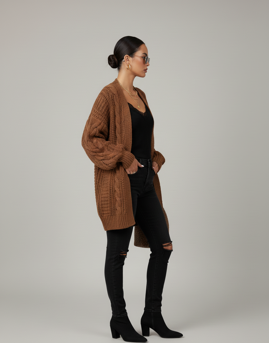 Women's V-Neck Cardigan