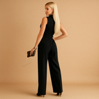 Dorothea | Women's Wrap Jumpsuit with Tailored Fit and Wide Leg
