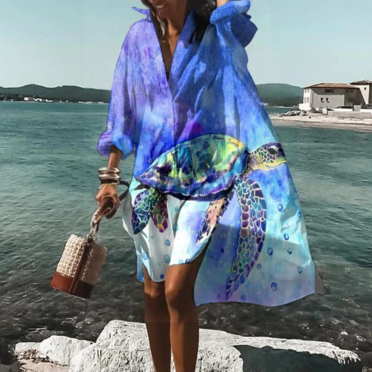 Helga | Women's Autumn Casual Shirt Dress