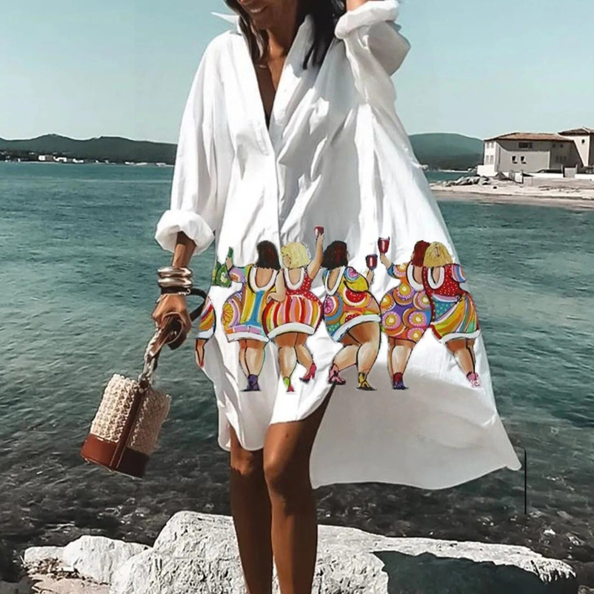 Helga | Women's Autumn Casual Shirt Dress