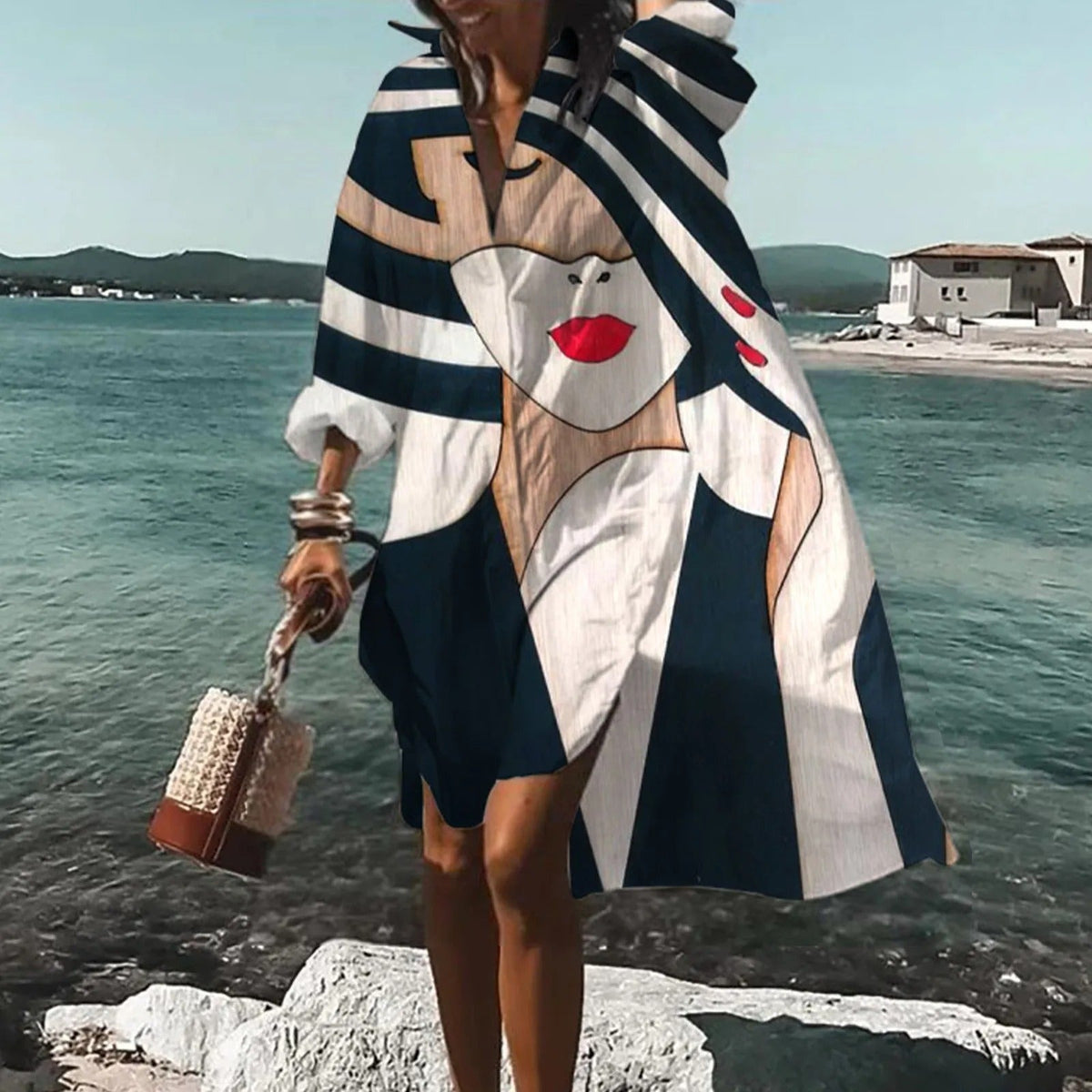 Helga | Women's Autumn Casual Shirt Dress