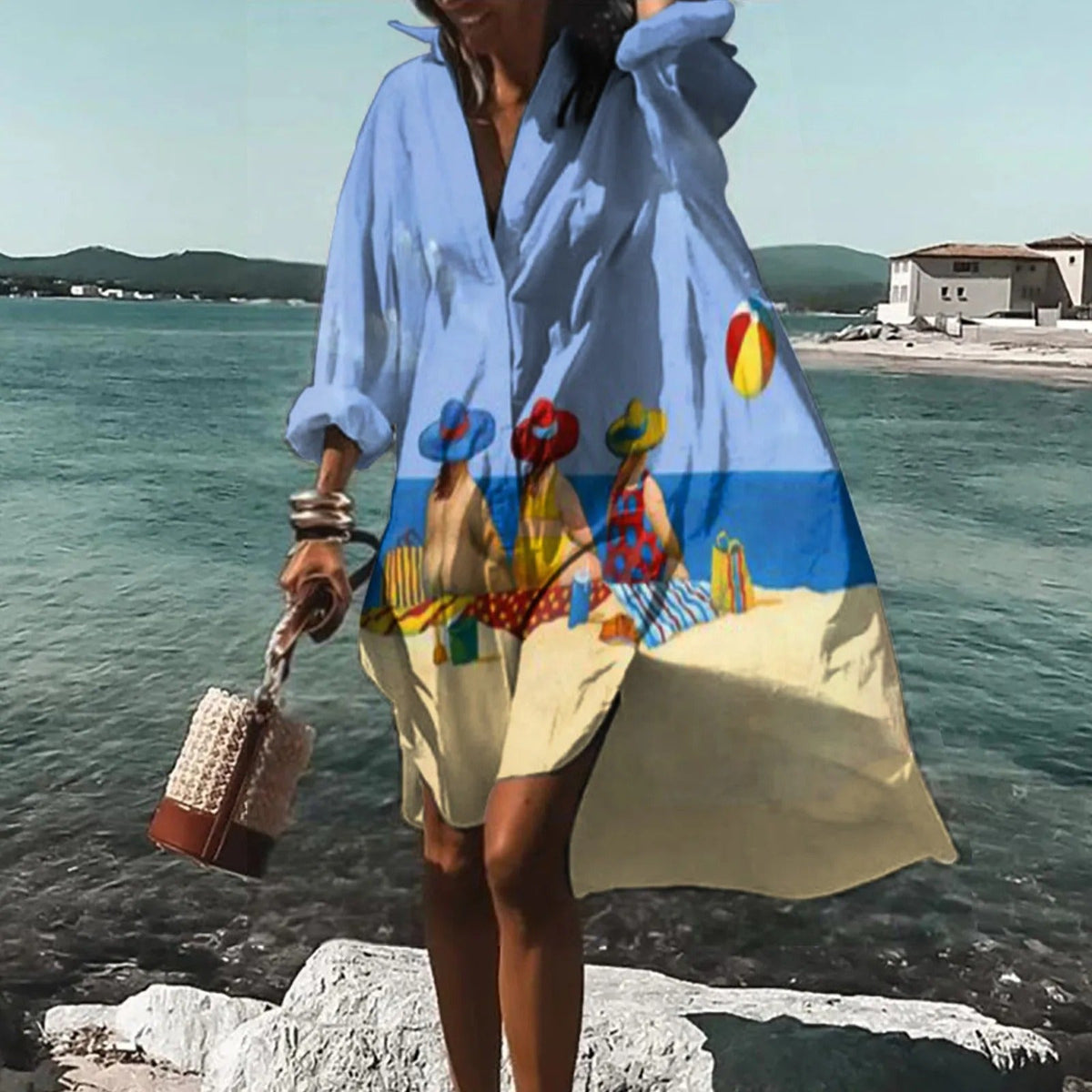 Helga | Women's Autumn Casual Shirt Dress
