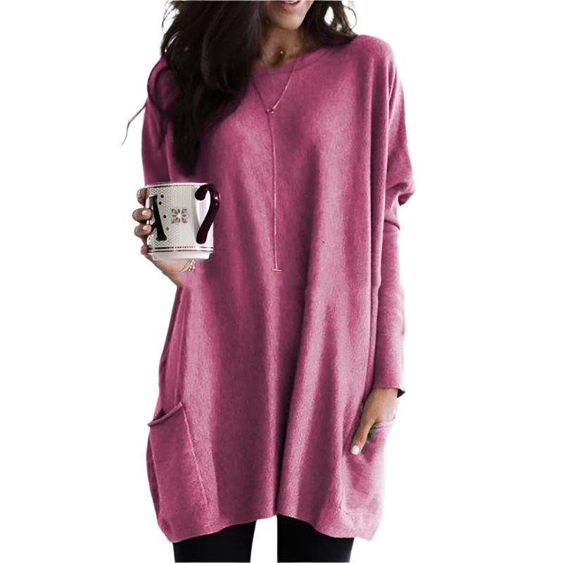Sabina | Women's Long Sweater with Flattering Fit, Wearable with Leggings
